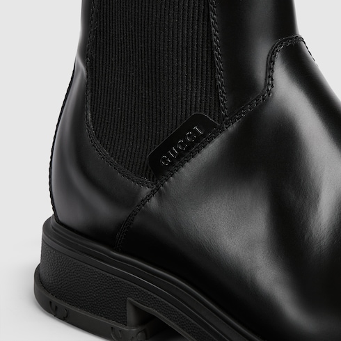 Botte pour homme avec logo ton sur ton