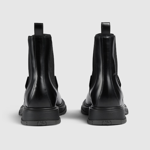 Men's ankle boot with tonal logo