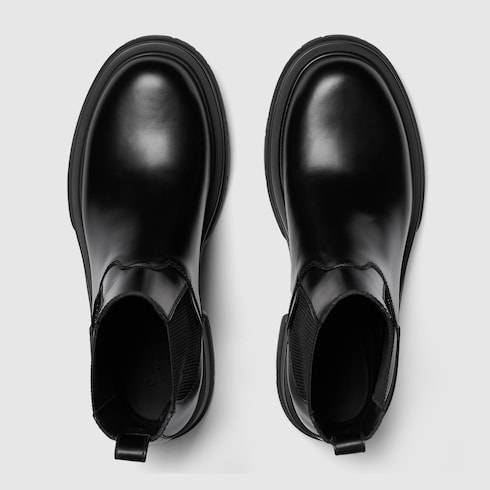 Men's ankle boot with tonal logo