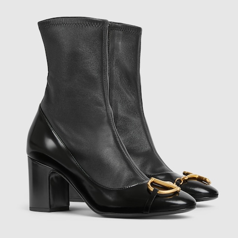 Bottines avec détail demi Mors pour femme
