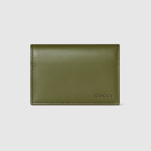 〔GGエンブレム〕日本限定 カードケース ベージュ インテリア