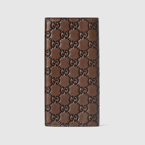 Längliche GG Emblem Brieftasche