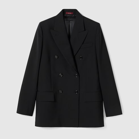 Chaqueta de lana con dos hileras de botones