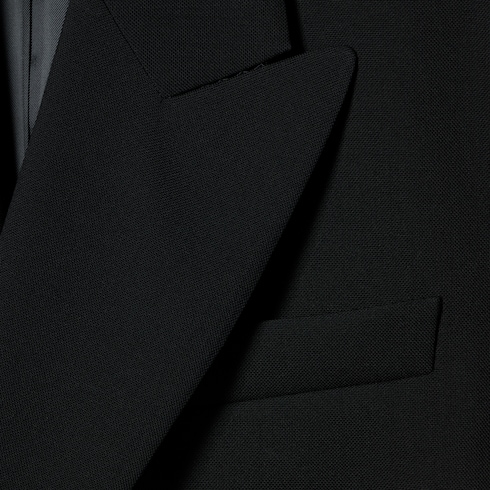 Double-breasted wool jacket