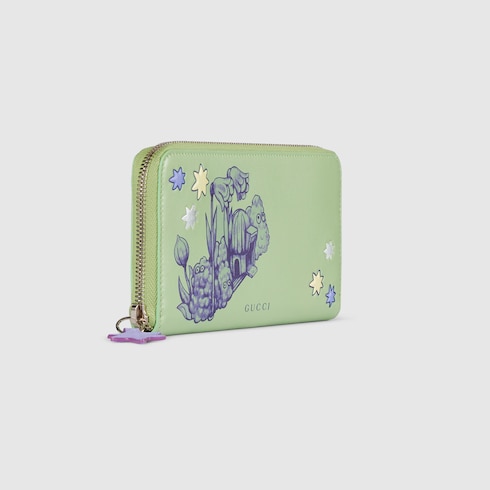 Yuko Higuchi bi-colour zip-around wallet