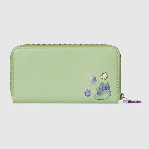 Yuko Higuchi bi-colour zip-around wallet
