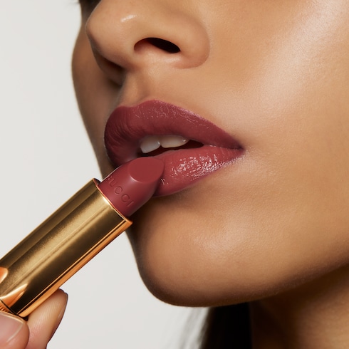 203 Mildred Rosewood, Rouge à Lèvres Satin Lippenstift