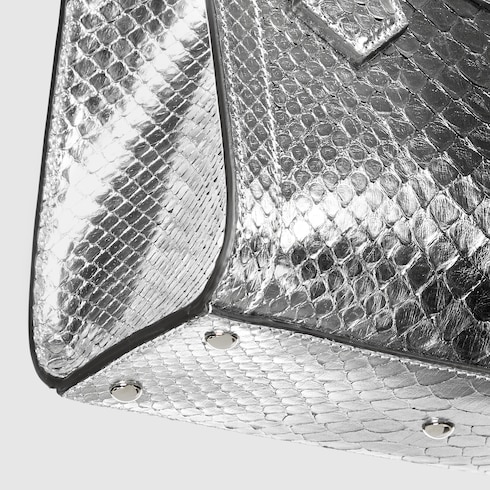 〔グッチ ダイアナ〕パイソン スモール トートバッグ