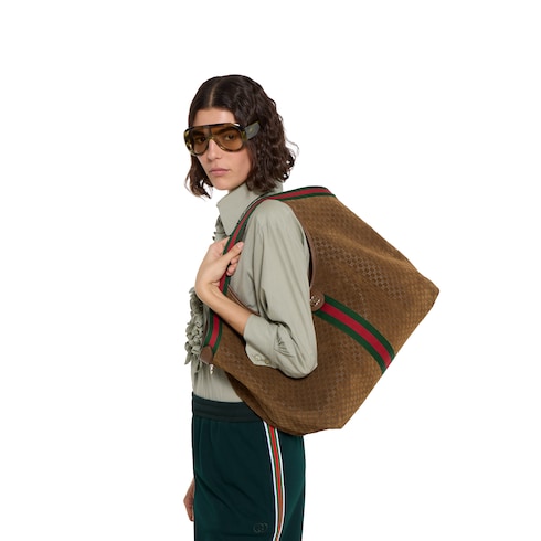 Gucci Giglio系列大号托特包