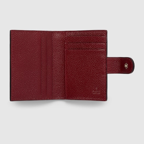 Bi-color GG Marmont card case