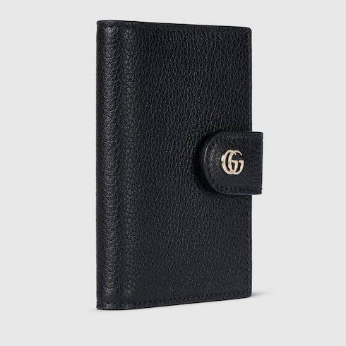 Bi-colour GG Marmont card case