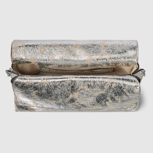 Large shoulder bag with chain