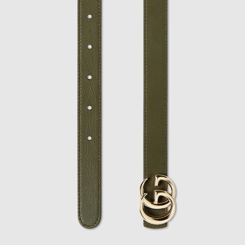 Ceinture fine réversible GG Marmont