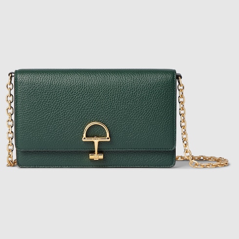 Gucci半马衔扣链带钱包