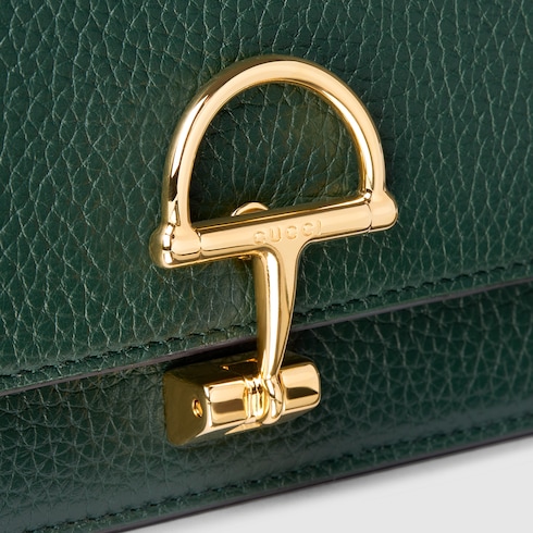 Gucci半马衔扣链带钱包