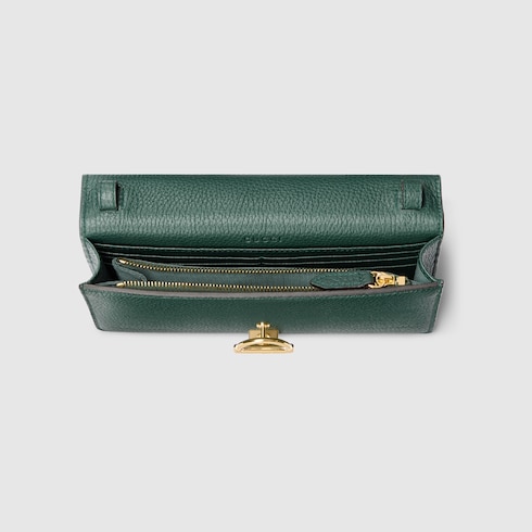 Gucci半马衔扣链带钱包