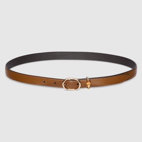 Ceinture fine avec boucle ovale