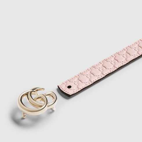 Ceinture fine réversible GG Marmont