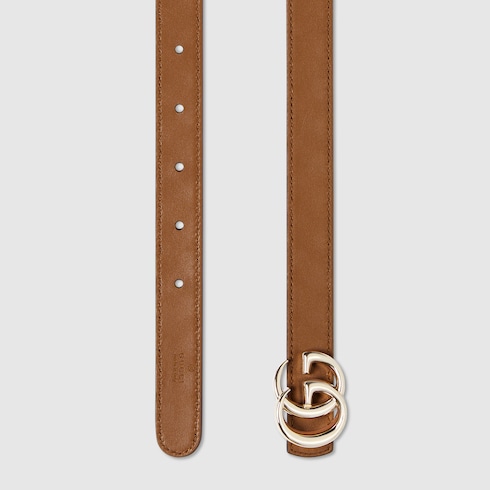 Cintura sottile reversibile GG Marmont