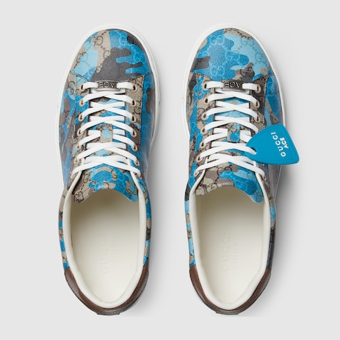 Zapatilla Gucci Ace con tribanda Web hombre