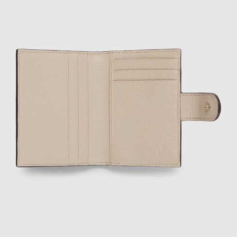 Bi-colour GG Marmont card case