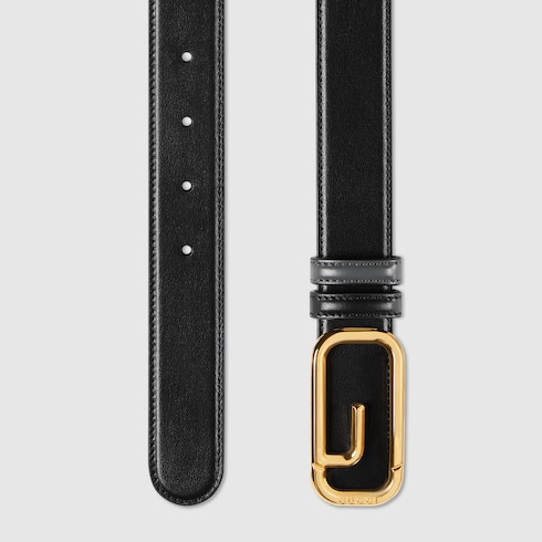 Ceinture réversible avec boucle G carré