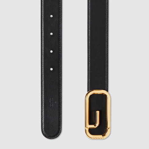 Ceinture réversible avec boucle G carré