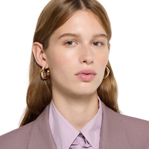 Pendientes Gucci Blondie con cristales
