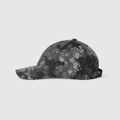 GG marbled canvas baseball hat
