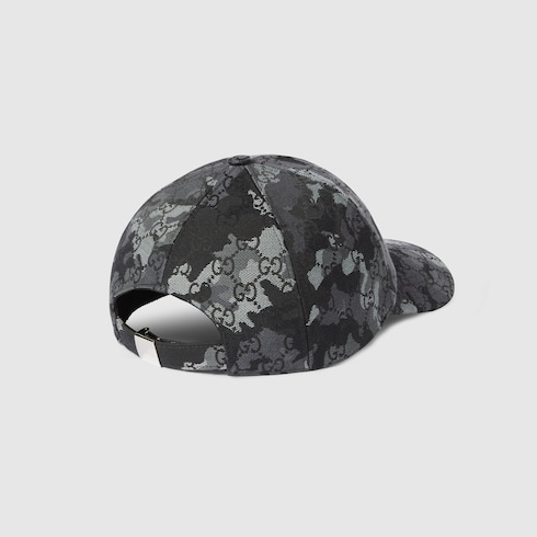 GG marbled canvas baseball hat