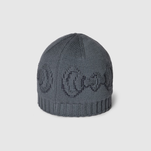 홀스빗 디테일의 울 모자