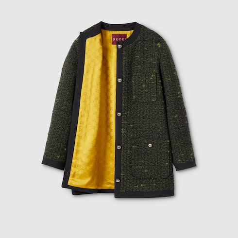 Giacca in lana bouclé