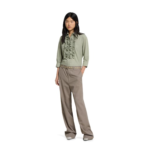 Cintura sottile reversibile GG Marmont