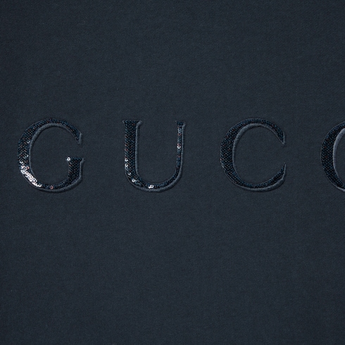 Cotton jersey sweatshirt with embroidery