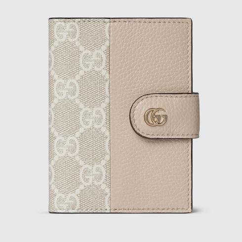 Bi-colour GG Marmont card case