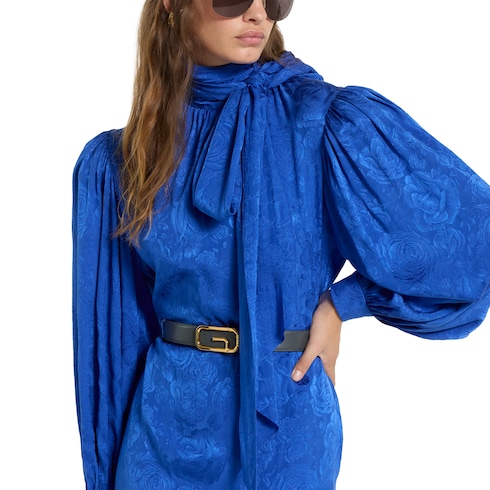 Ceinture réversible avec boucle G carré