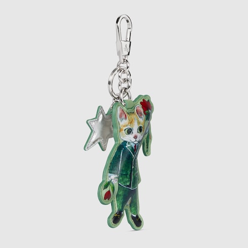 Yuko Higuchi cat-shaped keychain