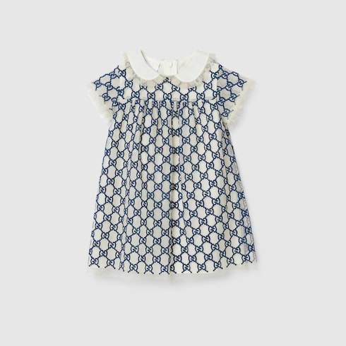 Robe en nylon GG pour bébé