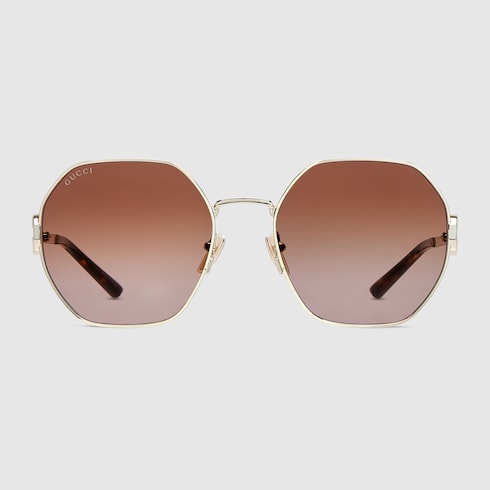 Oval frame sunglasses