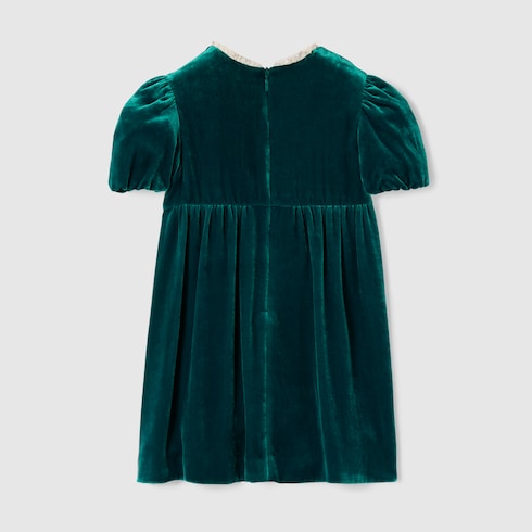 Vestido infantil de terciopelo