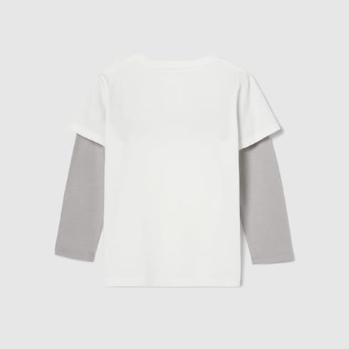 Camiseta infantil de algodón con estampado