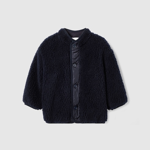 Veste pour bébé en tissu duveteux GG