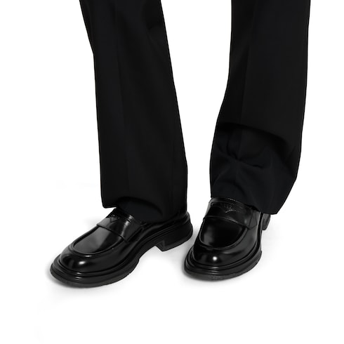 Mocassins pour homme avec logo ton sur ton