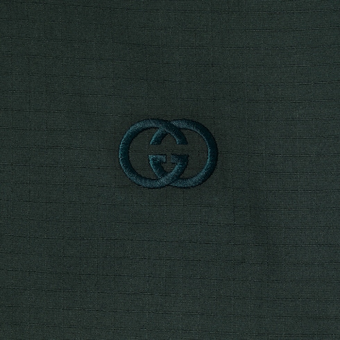 Chaqueta reversible con cremallera de algodón