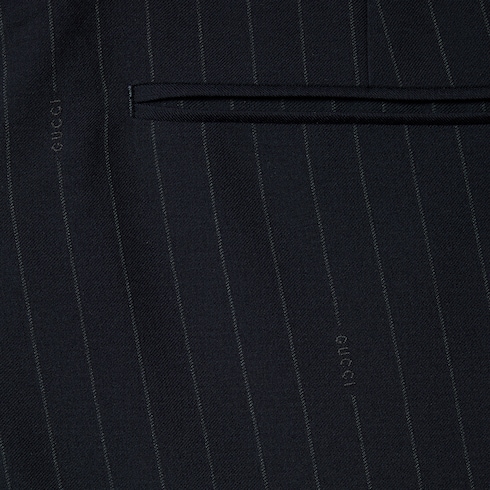 Hose aus Wolle mit Nadelstreifen