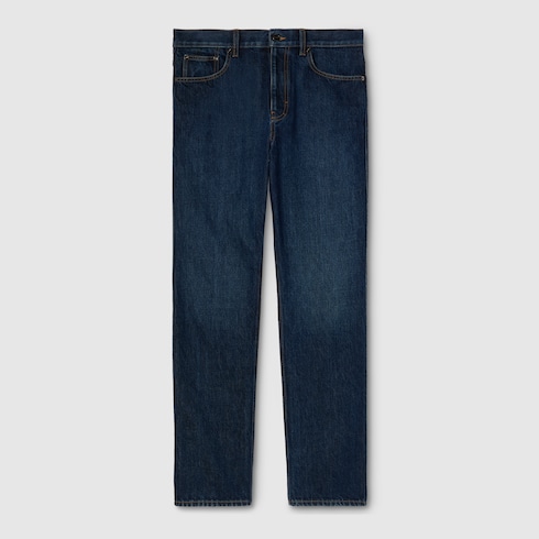 Hose aus Baumwolldenim mit schmaler Passform