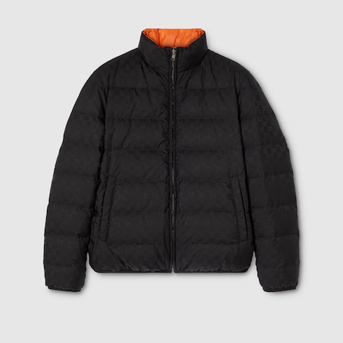 Wendbare Jacke aus GG Nylon mit Reißverschluss