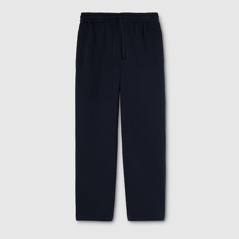 Pantalone sportivo in jersey di cotone