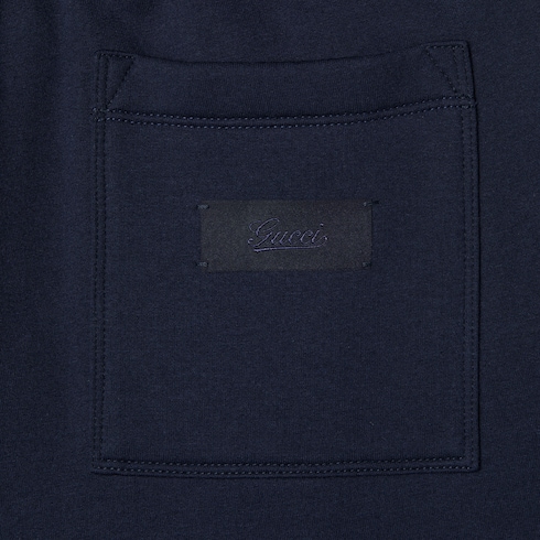 Pantalone sportivo in jersey di cotone