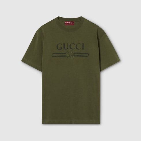 Cotton jersey T-shirt with print